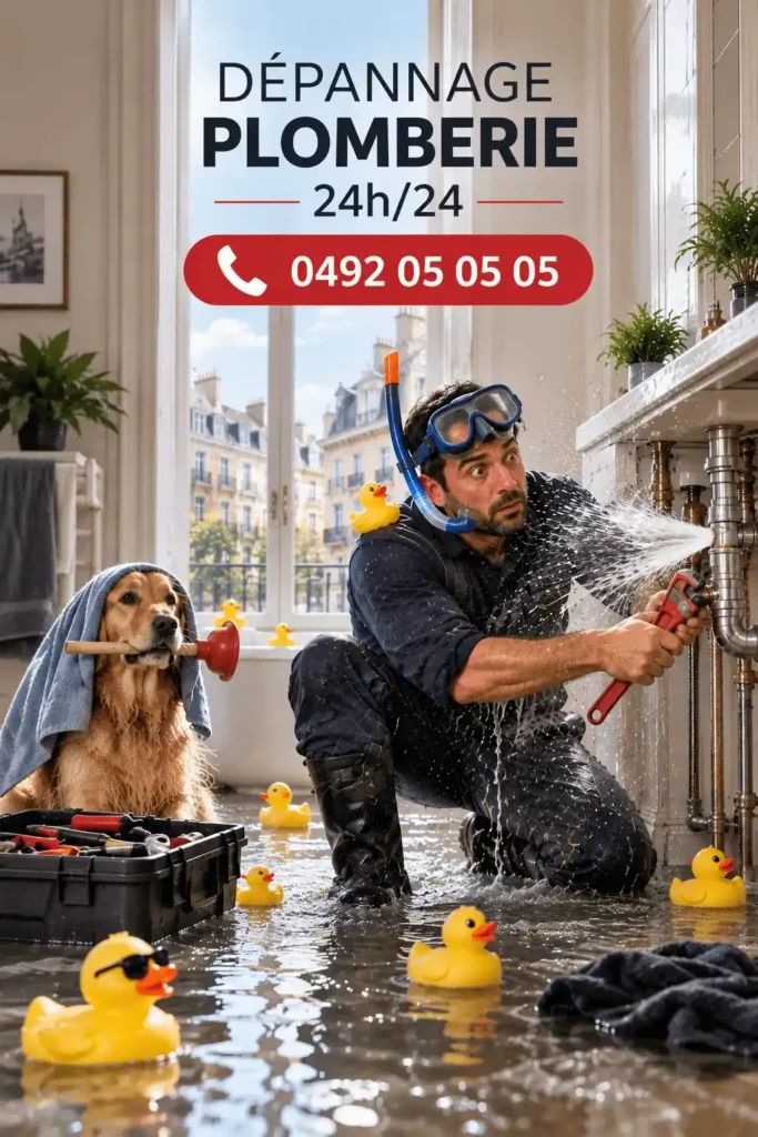 Plombier intervenant sur une installation de plomberie à Bruxelles